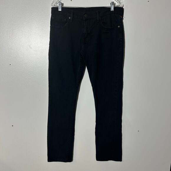Levi’s Strauss 511 Slim Fit Stretch Black Denim Jeans Pants Men’s Size 32x30 - Picture 1 of 8